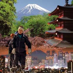 Impressionen einer Wanderreise mit Fuji Besteigung
