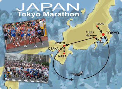 Karte Marathon